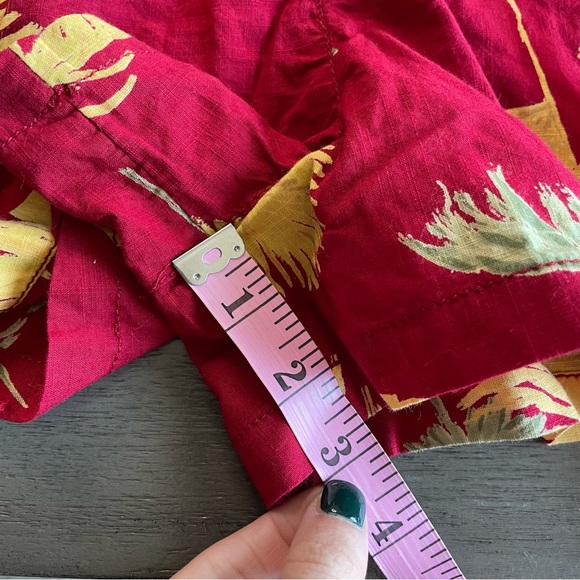 NWT Free People Maroon Malibu Combo Floral Tropical Romper Onesie Jumpsuit XS - Picture 14 of 16